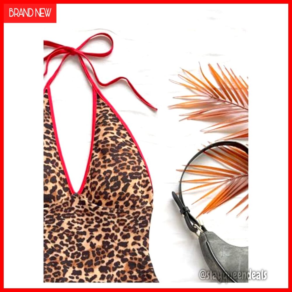 Medium Polyester Blend Halter Romper Sleeveless B… - image 5